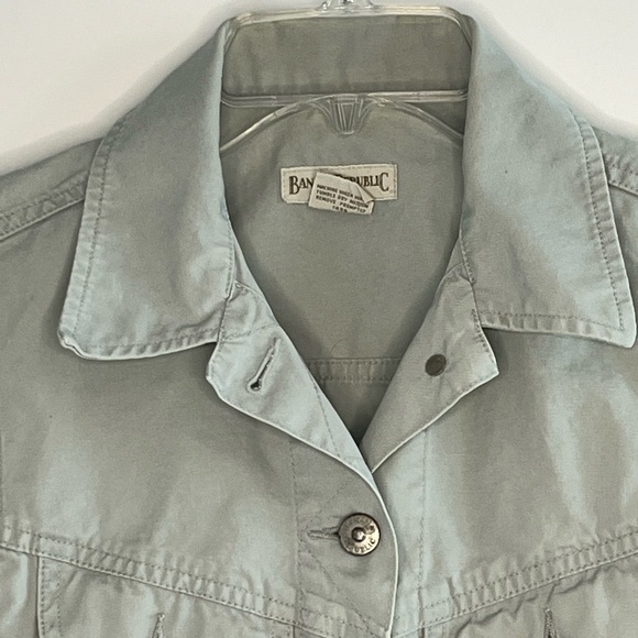 Vintage Banana Republic 100% Cotton Vest Full Button Sz XS Cowgirl Western - Picture 2 of 11